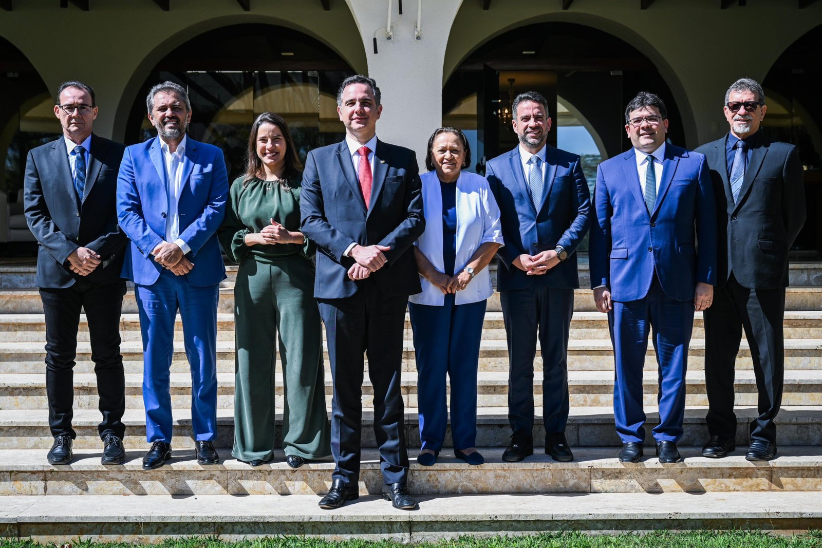 Governadores e governadoras do Nordeste se reúnem com o presidente do Senado, Rodrigo Pacheco