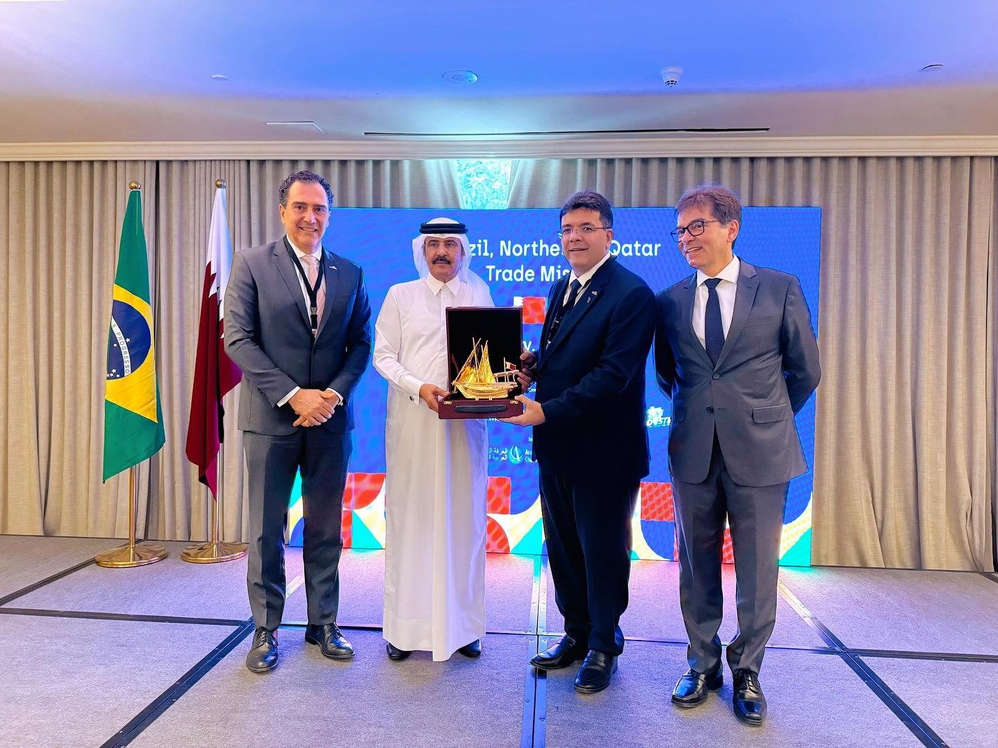 Missão do Consórcio Nordeste ao Oriente Médio inicia agenda com destaque para oportunidades de negócios no Catar