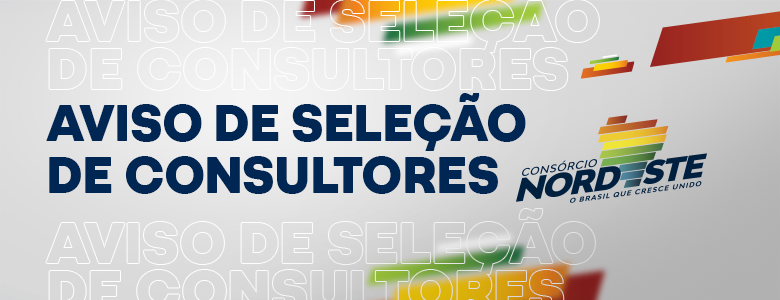 Aviso de Seleção de Consultores
