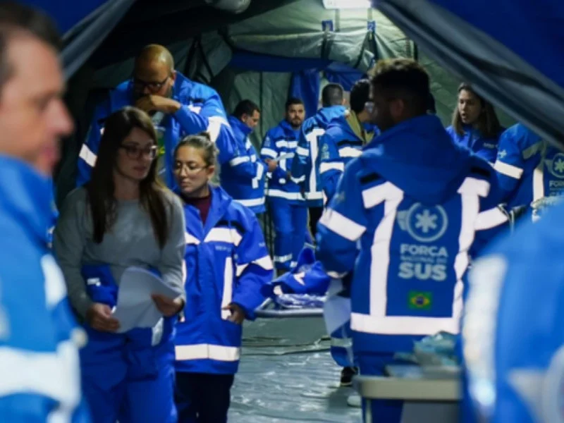 Região Nordeste se destaca no envio de voluntários do SUS para atuar no Rio Grande do Sul (RS)