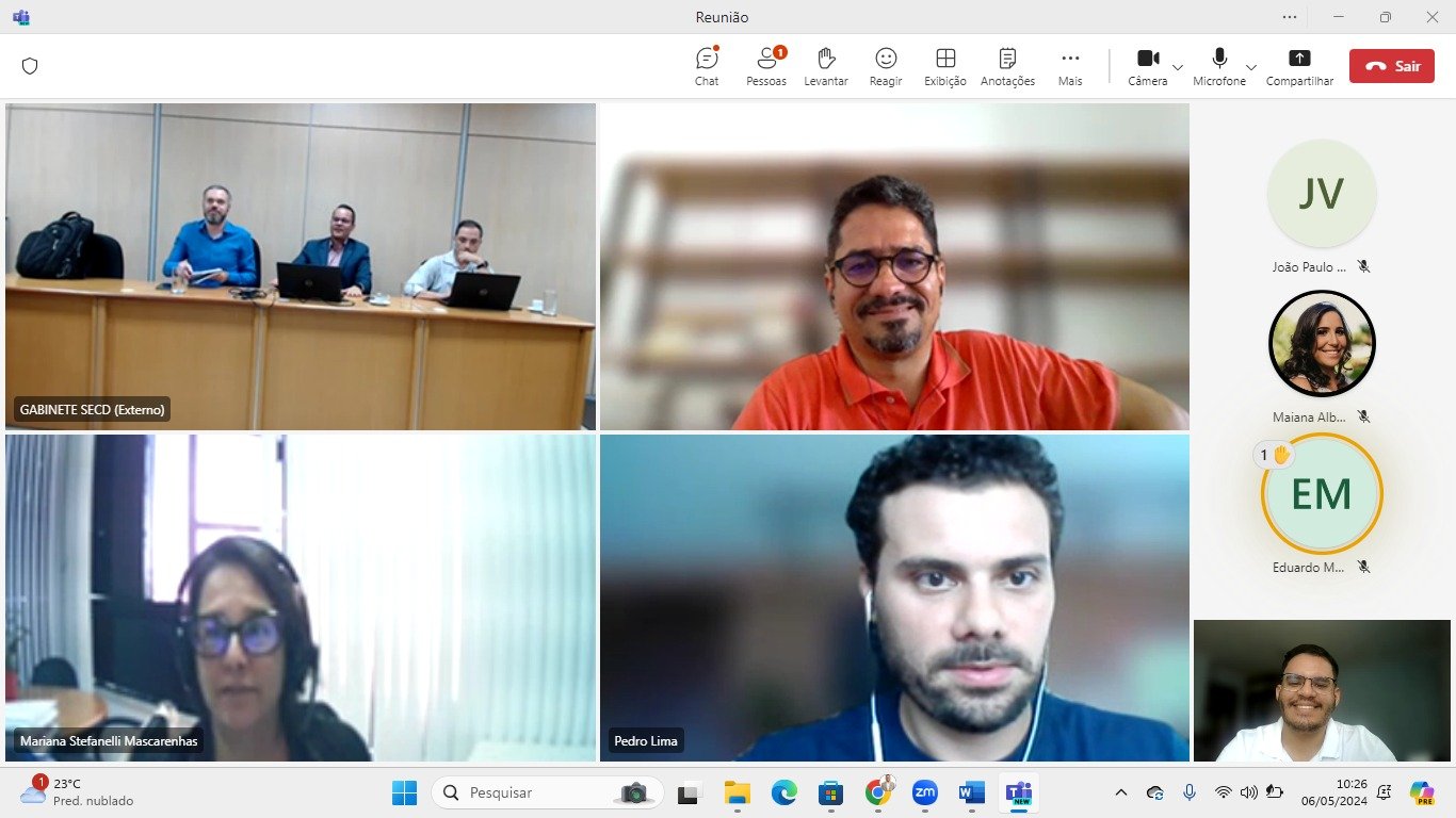 Representantes de Consórcio Nordeste (CNE), BNDES e Ministério do Meio Ambiente (MMA) se reuniram virtualmente, nesta segunda-feira (6), para discutir a criação do Fundo Caatinga