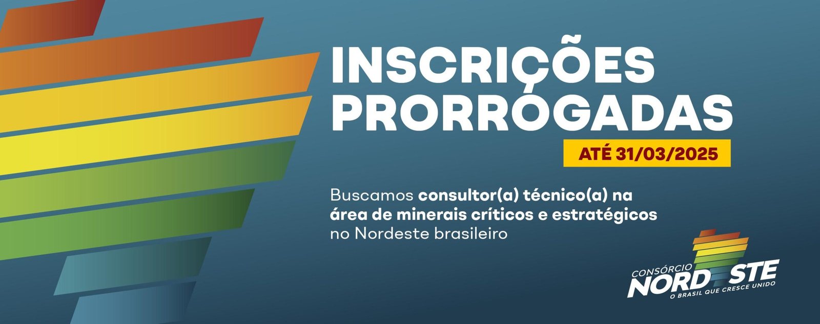 INSCRIÇÕES PRORROGADAS